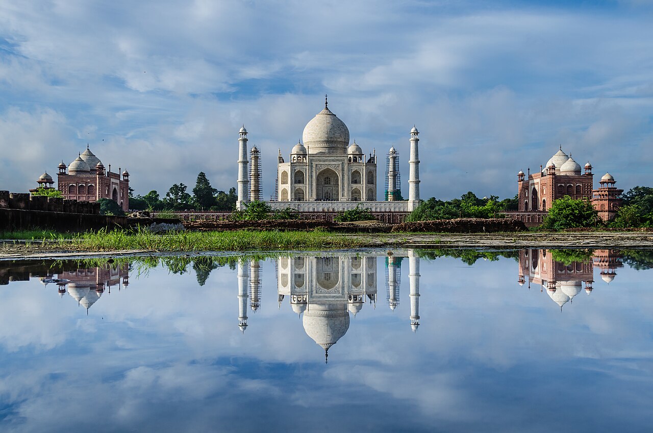 Mehtab Bagh at Sunset, Agra