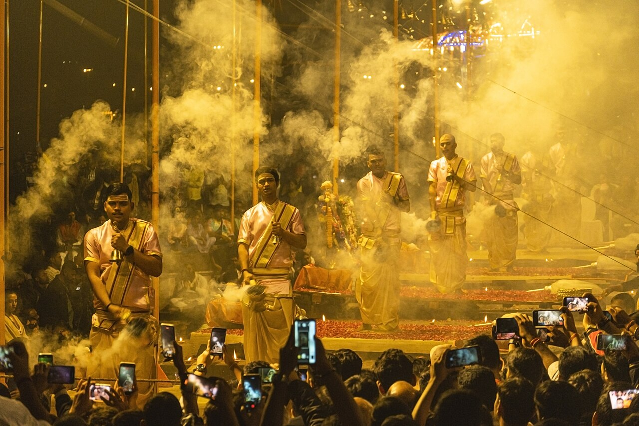 Ganga Aarti at Dashashwamedh, Varanasi