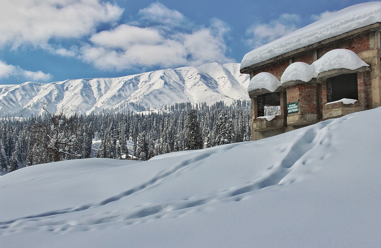 The alpine meadows and slopes of Gulmarg, Kashmir