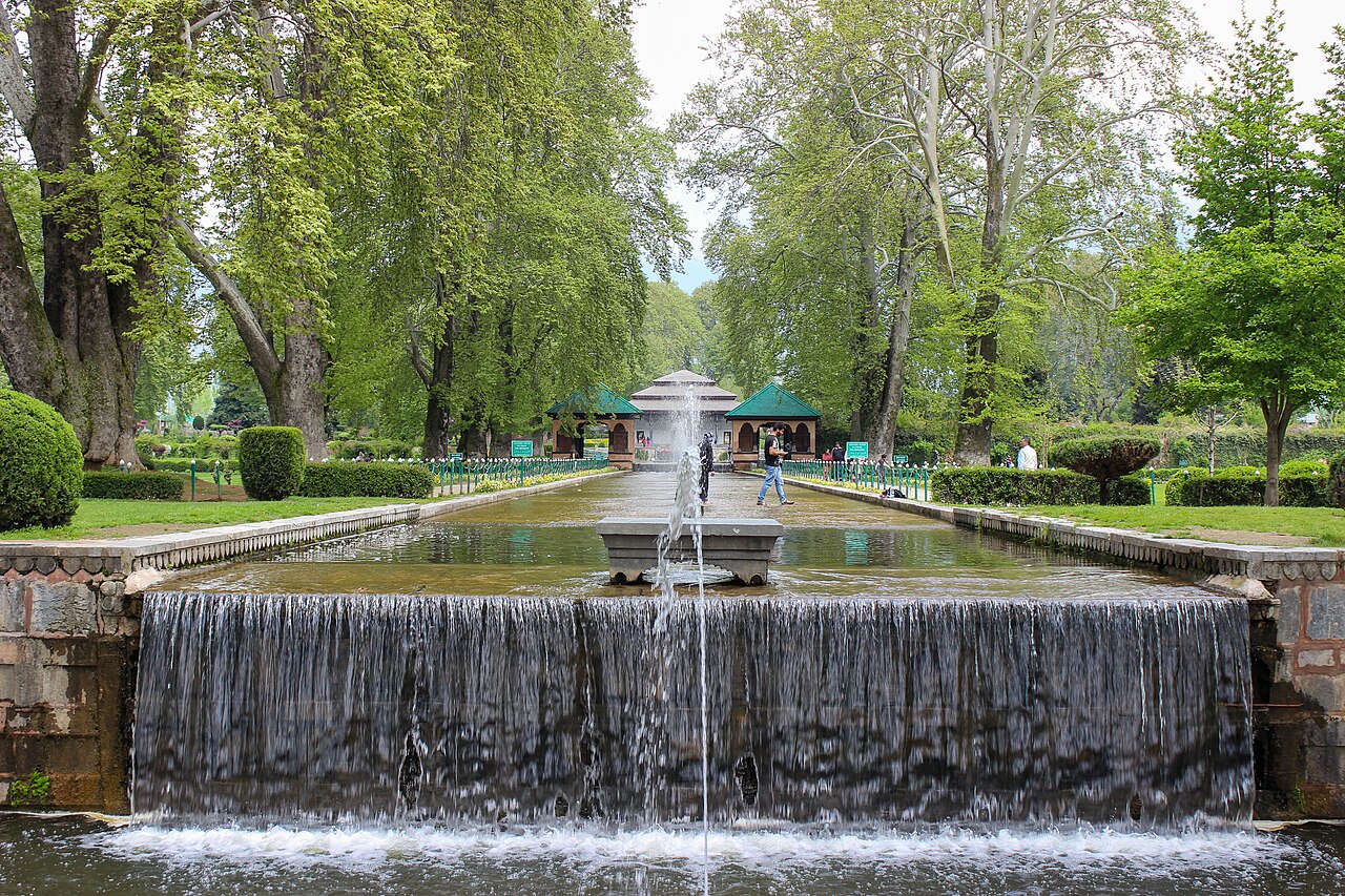 A Mughal garden in Srinagar, Kashmir